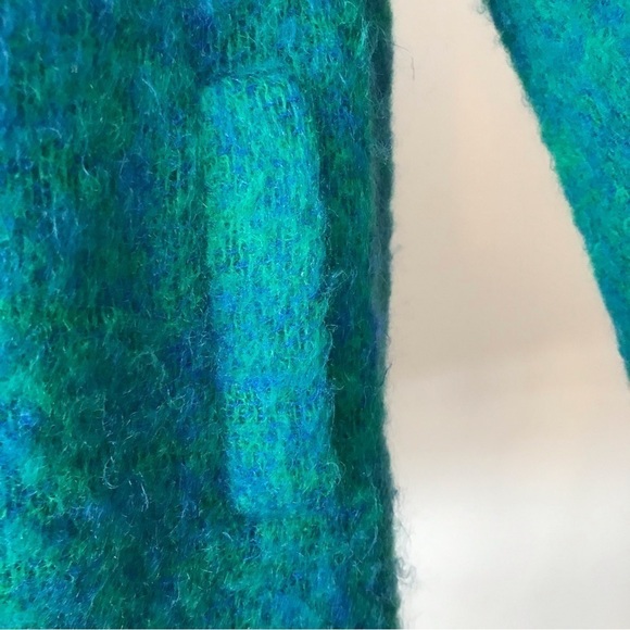 Vintage mohair/ wool blend zip coat. Hand woven in Ireland. - Picture 2 of 13